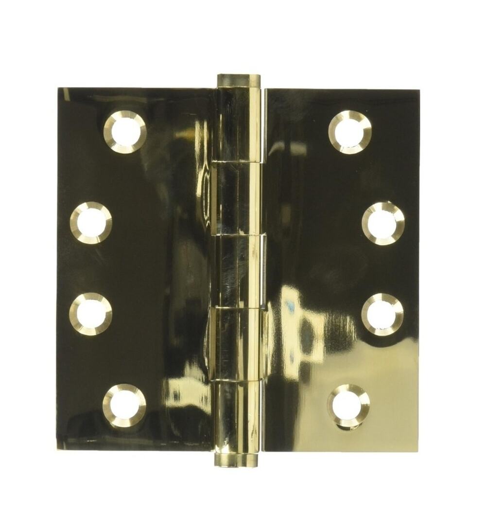 (2-Pk) Deltana Square Hinge Solid Brass 4" x 4" DSB43-UNL  NEW! Door Hardware